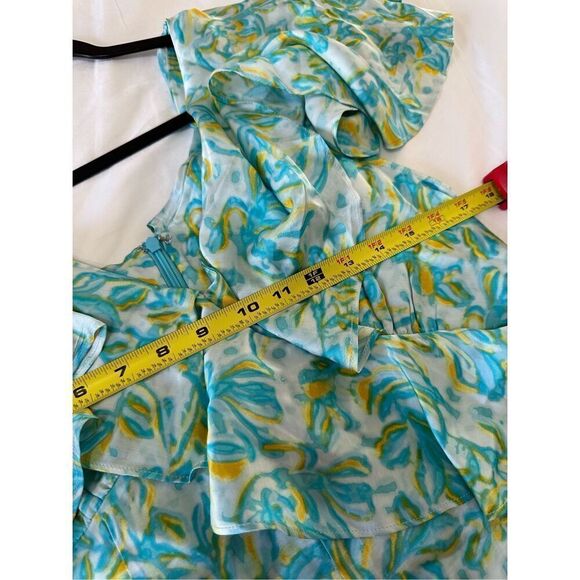 NWT Anthropologie Corey Lynn Calter Ruffle Wide Leg Jumpsuit Size M - Picture 7 of 10